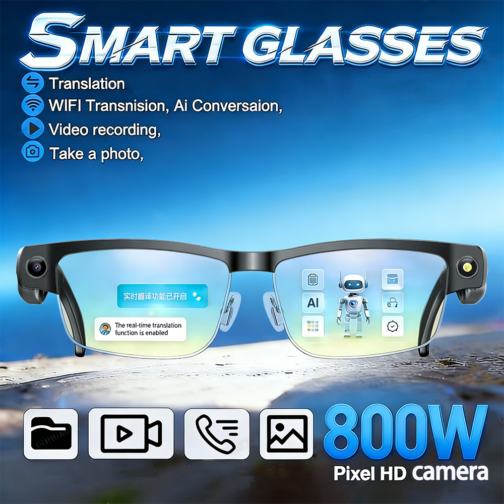 Smart Glasses Lens - 2026 New Al Smart Glasses 800W