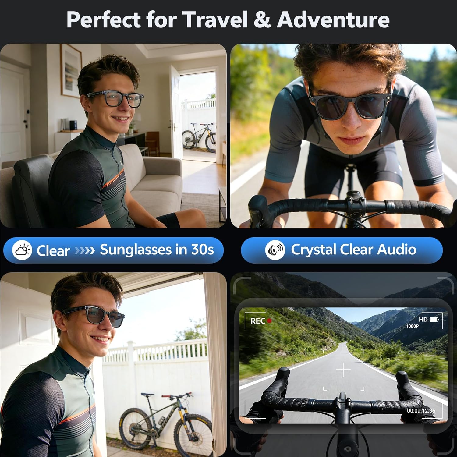 2026 4K 8MP Smart Glasses Men  - Smart Glasses Lens recensione e prezzo
