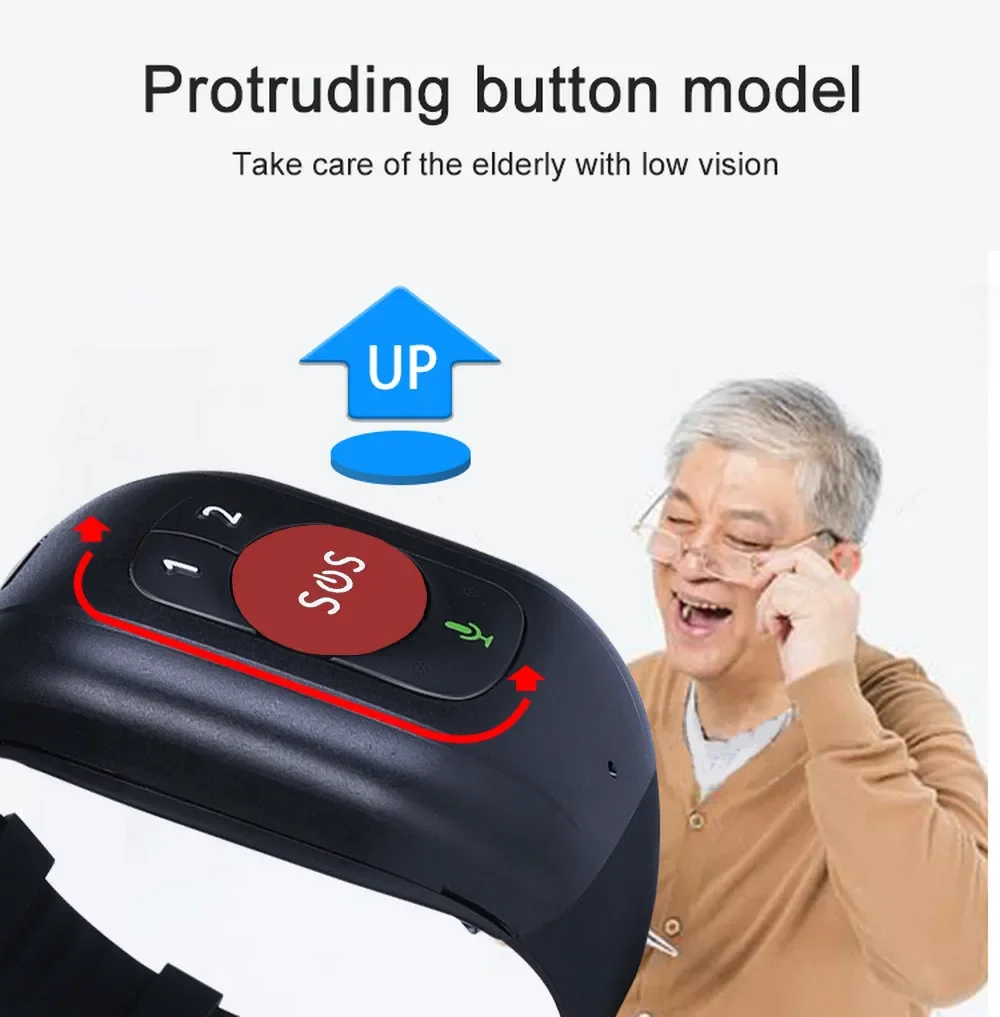 Elderly 4G LTE SOS Watch GPS T - Fall Detection Watch recensione e prezzo