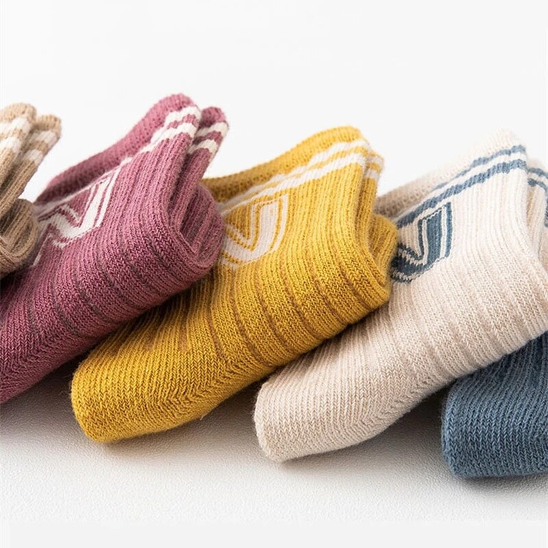 3 Pairs Baby Letter Socks Knit - Baby Sock Oximeter recensione e prezzo