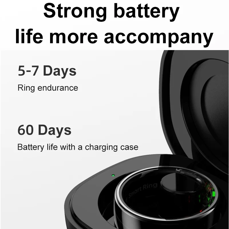 Smart Ring with Charging Case  - Temperature Ring Skin recensione e prezzo