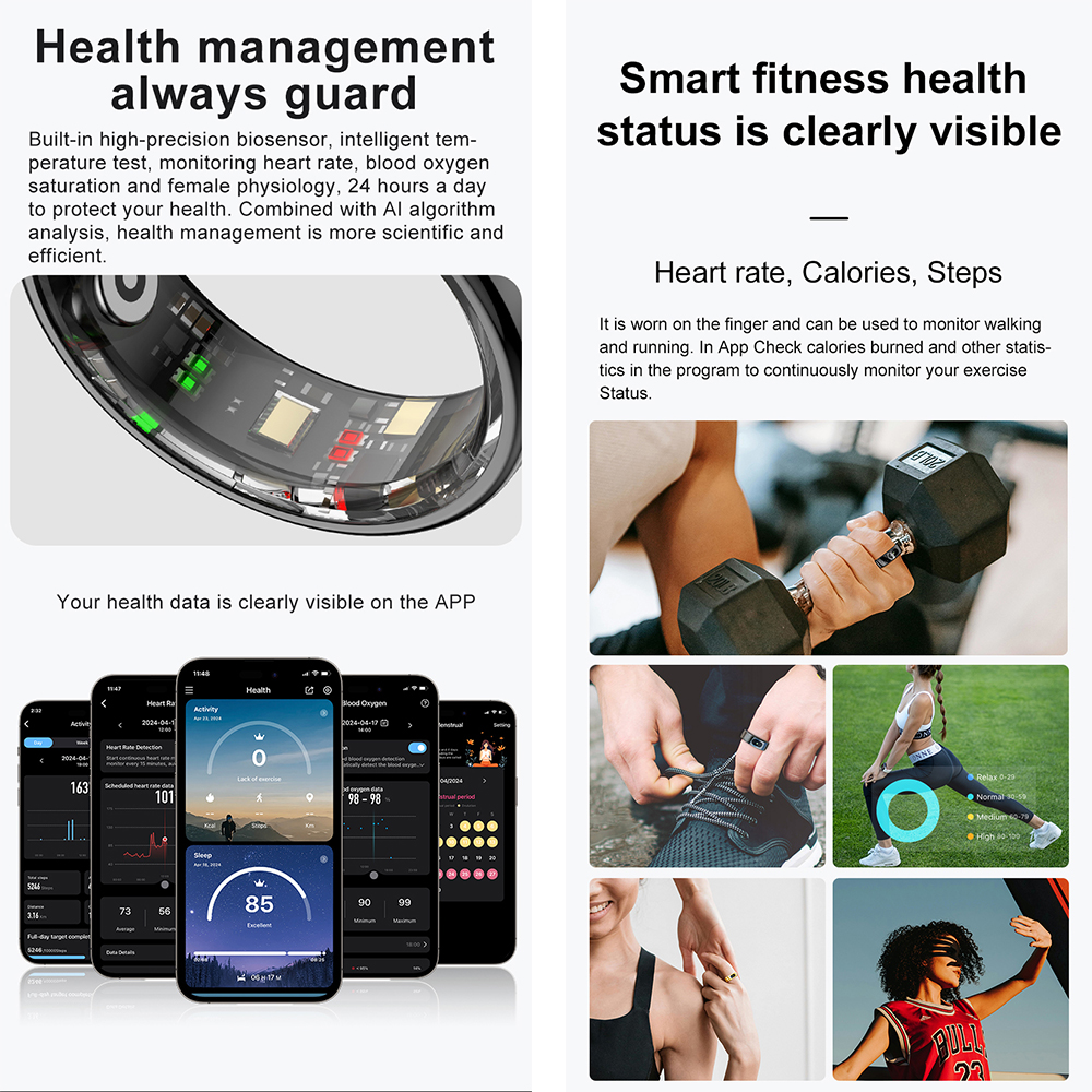 R08 Fitness Tracker Smart Ring - Temperature Ring Skin recensione e prezzo