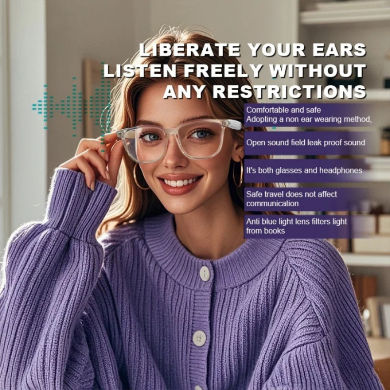 1 pair AI smart glasses Blueto - Smart Glasses Lens recensione e prezzo
