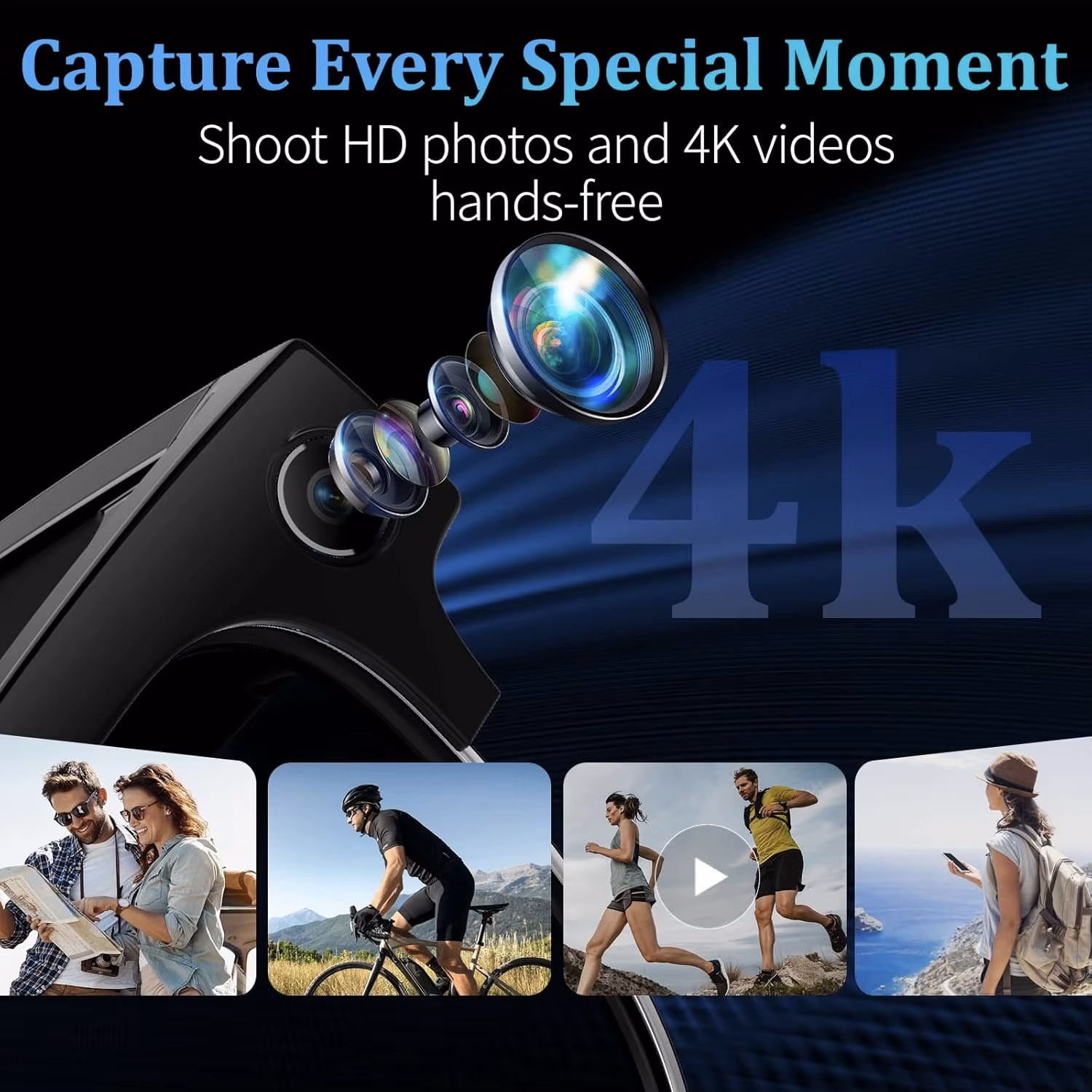 2026 World Premiere 4K HD Came - Smart Glasses Lens recensione e prezzo
