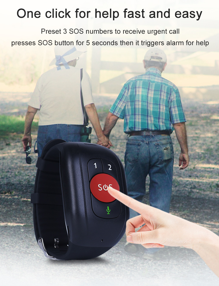 Elderly Watch For Seniors GPS  - Fall Detection Watch recensione e prezzo