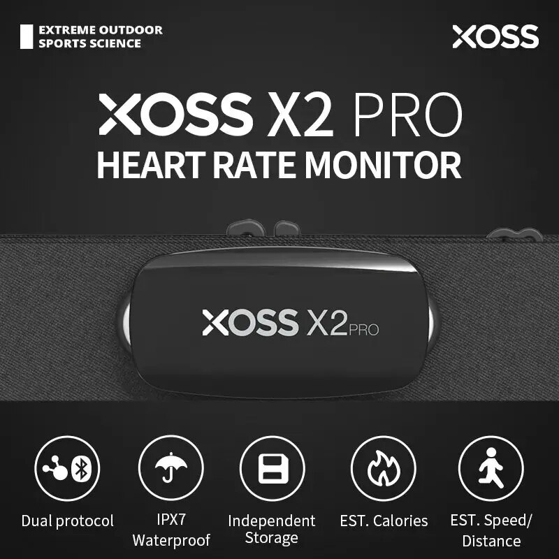 XOSS X2 Pro Chest Strap Heart  - Breath Rate Monitor recensione e prezzo