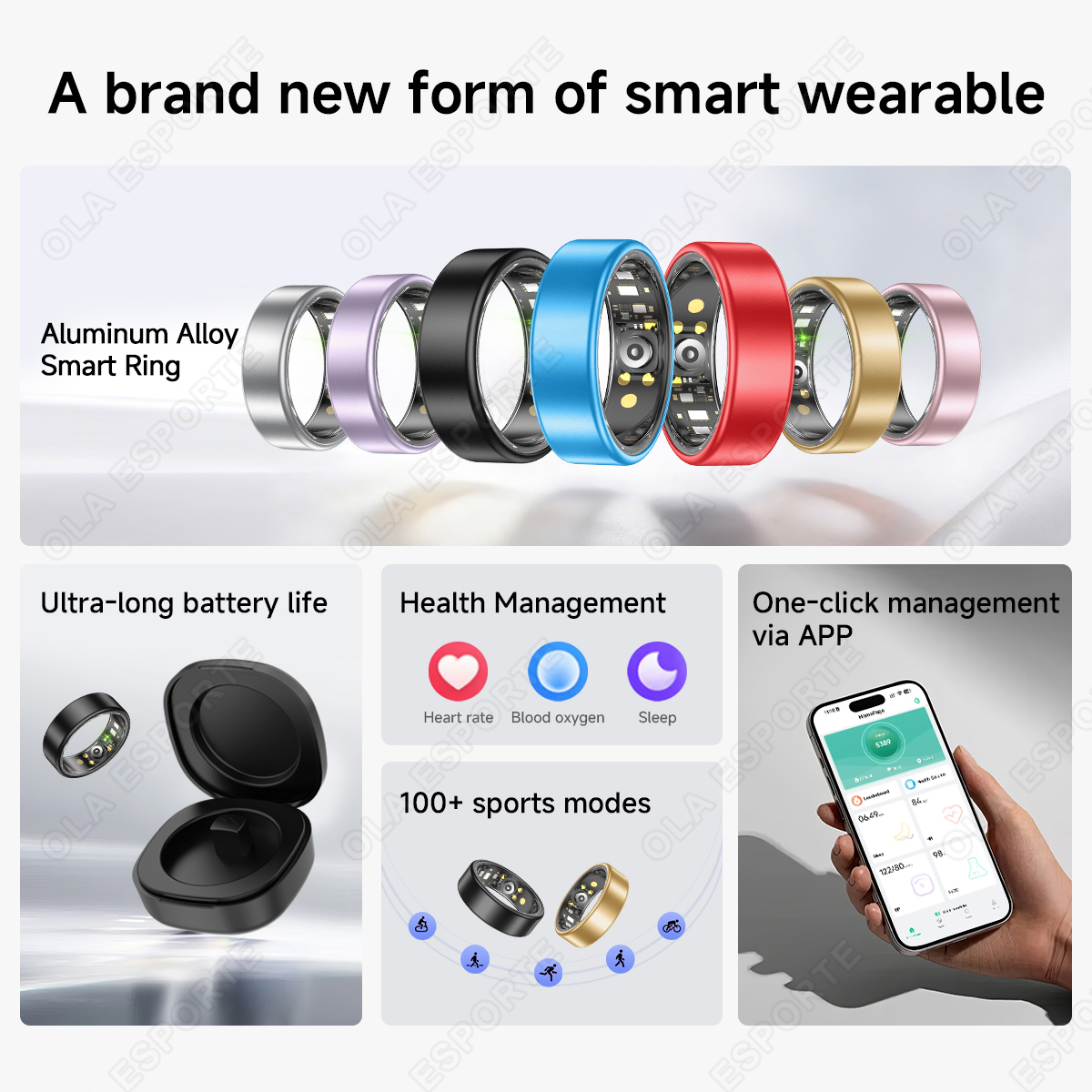 New R09 Smart Ring Men Women w - Temperature Ring Skin recensione e prezzo