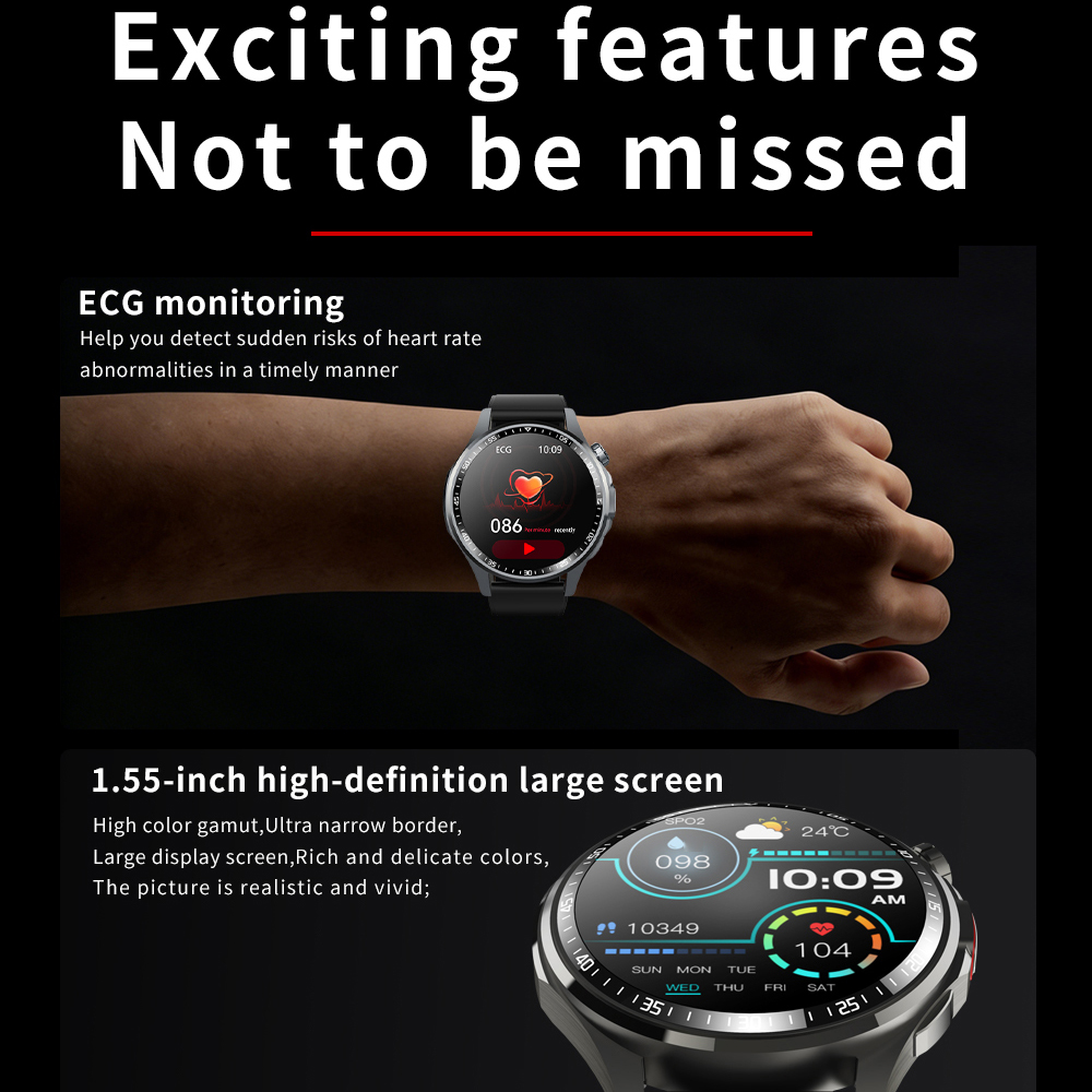 SOS Alert Heart Rate Fitness S - Fall Detection Watch recensione e prezzo