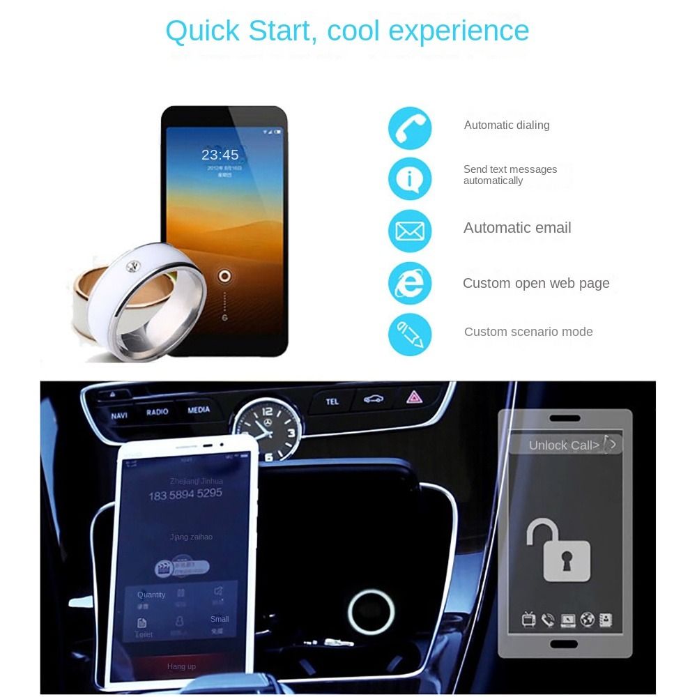 Stainless Steel NFC Smart Ring - Smart Ring Nfc Pay recensione e prezzo