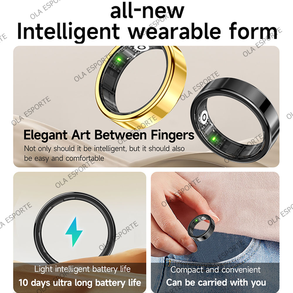 New R09 Smart Ring Men Women w - Temperature Ring Skin recensione e prezzo