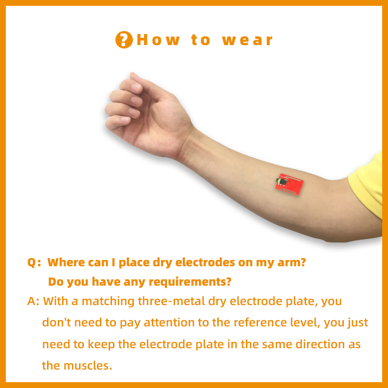 Dry Electrode EMG Sensor Elect - Muscle Sensor Emg recensione e prezzo