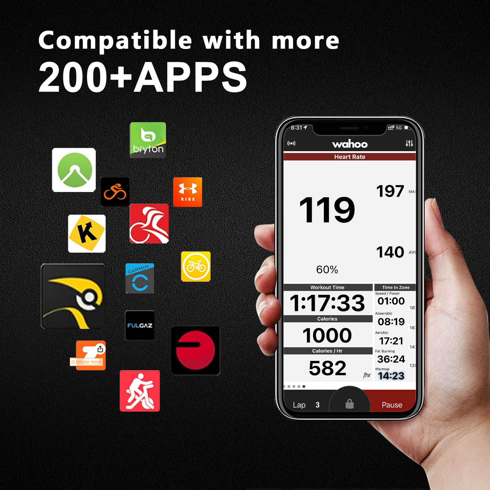 FITCENT Rechargeable 2 in 1 He - Breath Rate Monitor recensione e prezzo