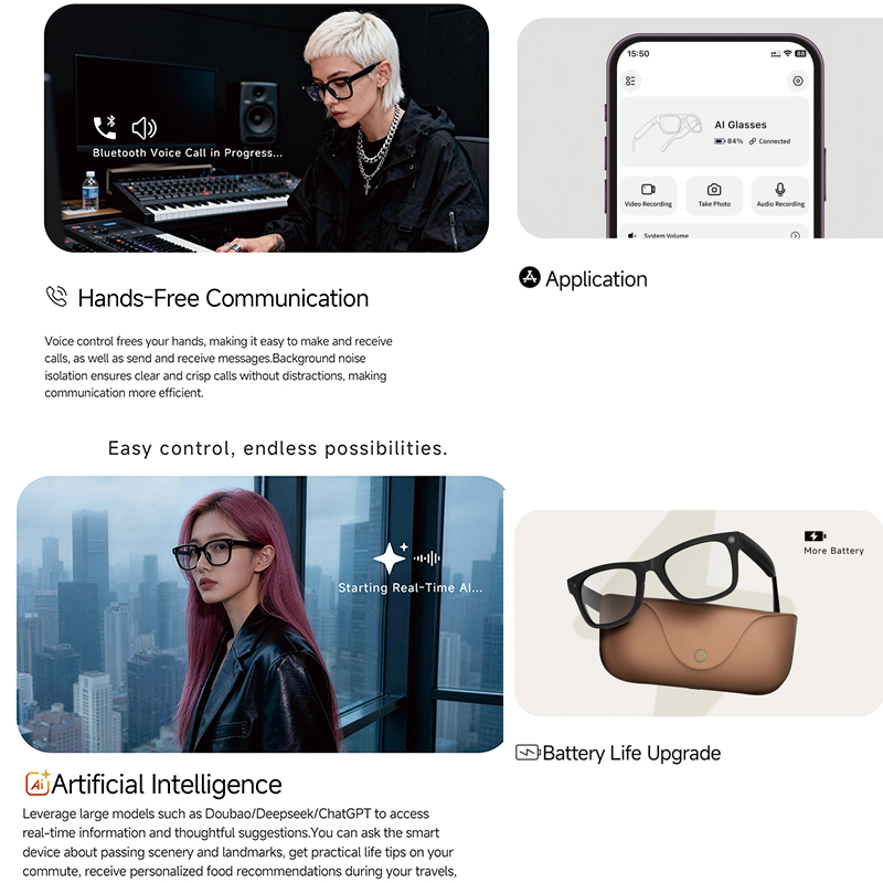 2026 Genuine Leather 2000Mah C - Smart Glasses Lens recensione e prezzo
