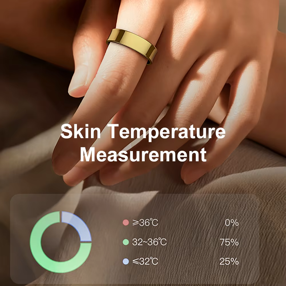 Smart Ring with Charging Case, - Temperature Ring Skin recensione e prezzo