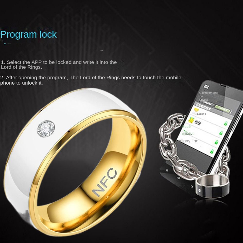 NFC Smart Ring Stainless Steel - Smart Ring Nfc Pay recensione e prezzo