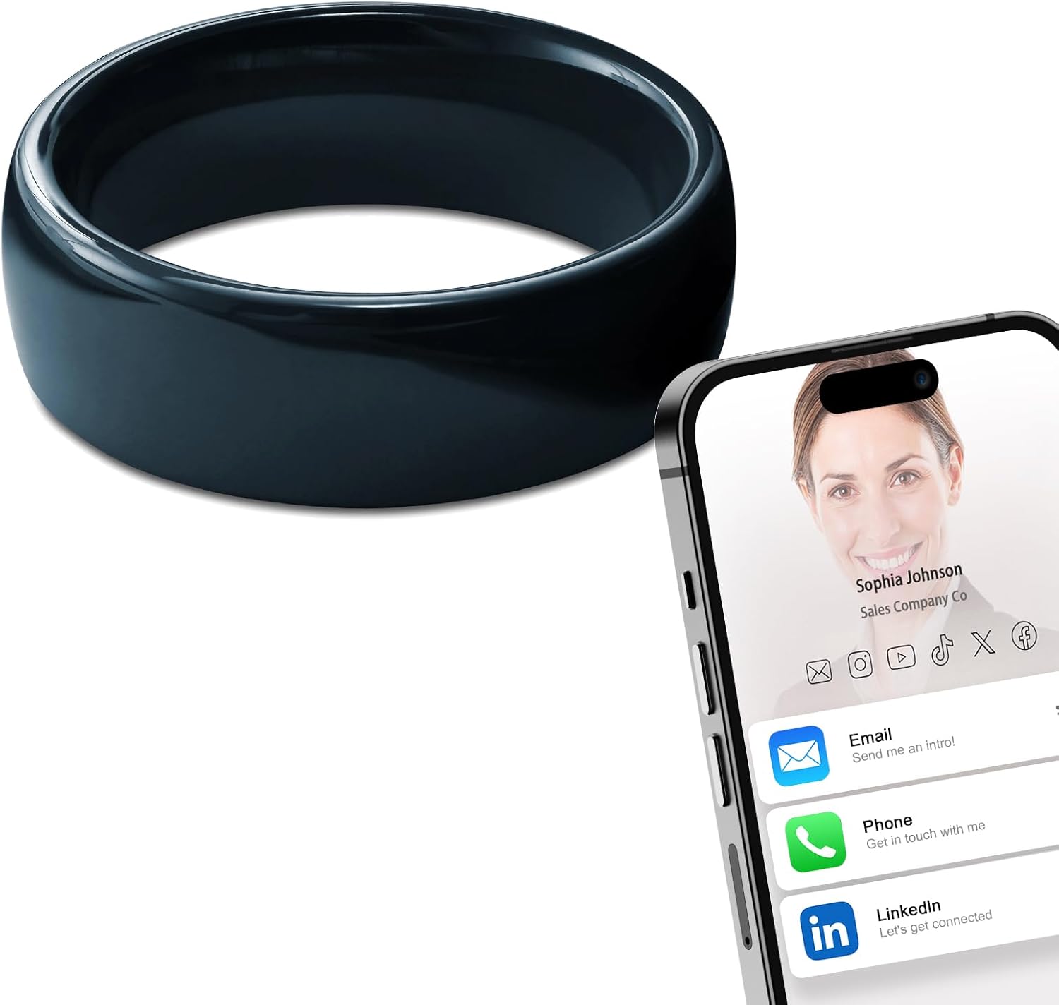 Ntag215 NFC Full Ceramic Smart - Smart Ring Nfc Pay recensione e prezzo
