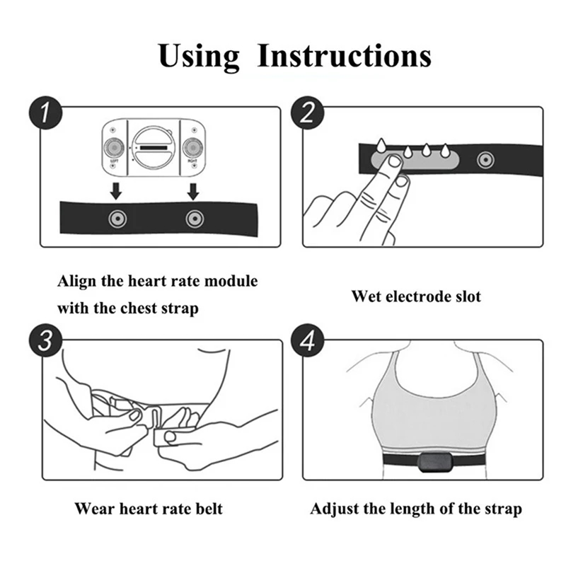 1/2PCS Heart Rate Monitor Ches - Breath Rate Monitor recensione e prezzo