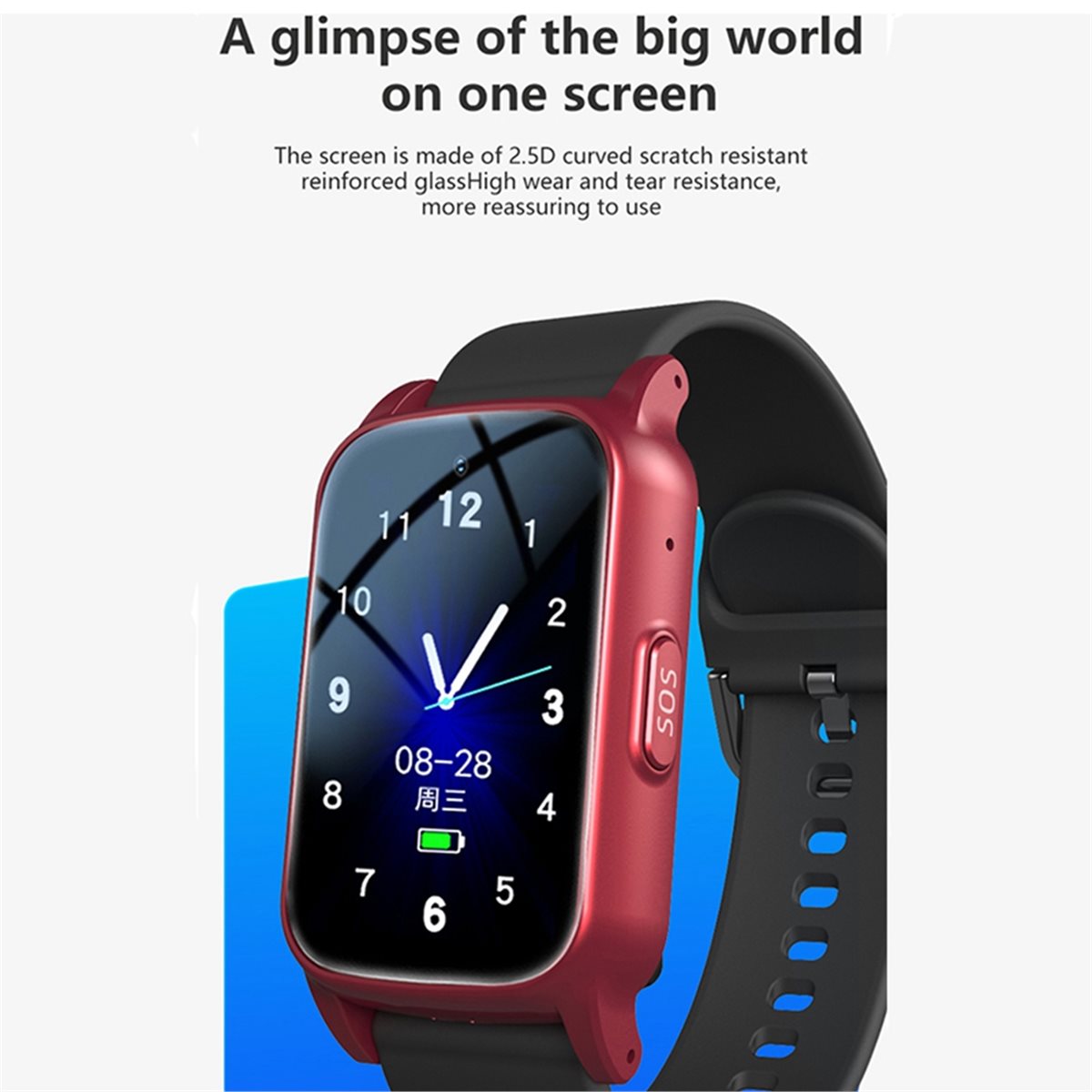 4G Elderly Smart Watch with GP - Fall Detection Watch recensione e prezzo