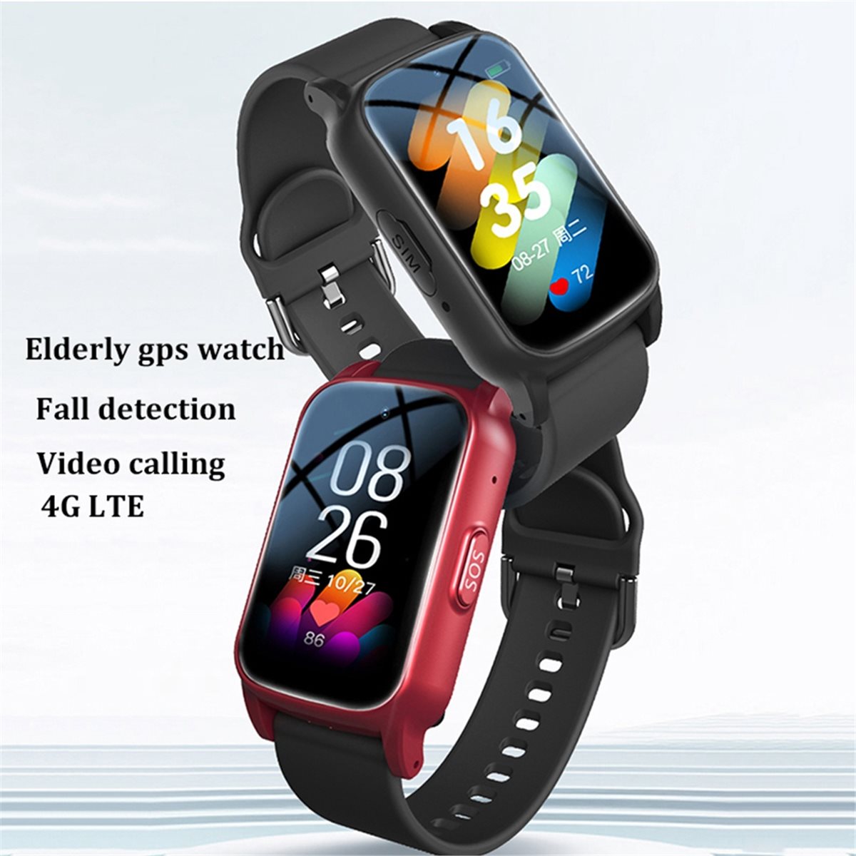 4G Elderly Smart Watch with GP - Fall Detection Watch recensione e prezzo