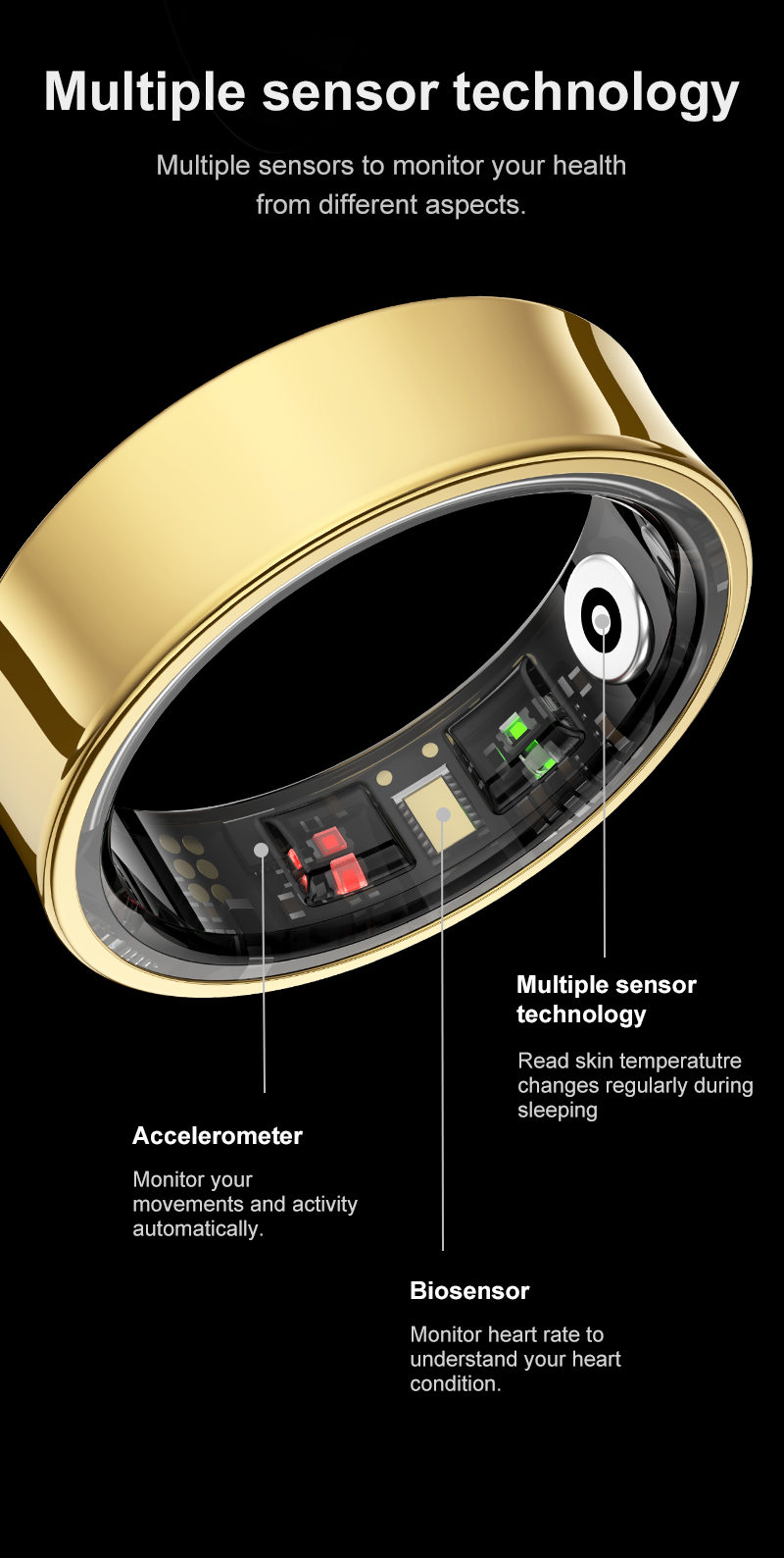 2026 Smart Ring R09 5ATM Water - Temperature Ring Skin recensione e prezzo