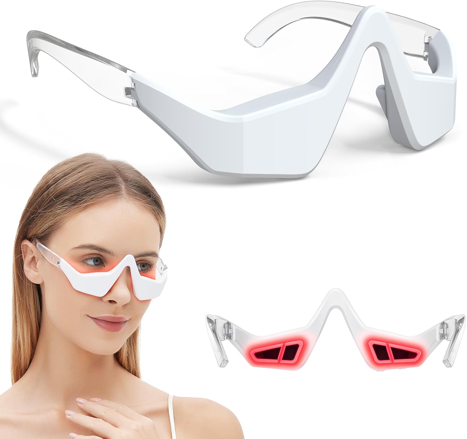 Microcurrent EMS Eye Massager  - Light Therapy Glasses recensione e prezzo