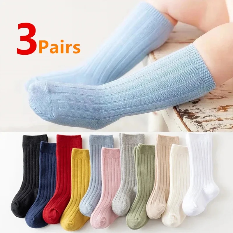 3Pairs/Lot Baby Knee High Sock - Baby Sock Oximeter recensione e prezzo